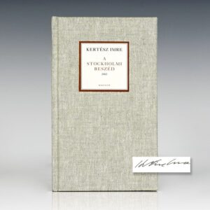 A Stockholmi Beszed (Nobel Lecture).