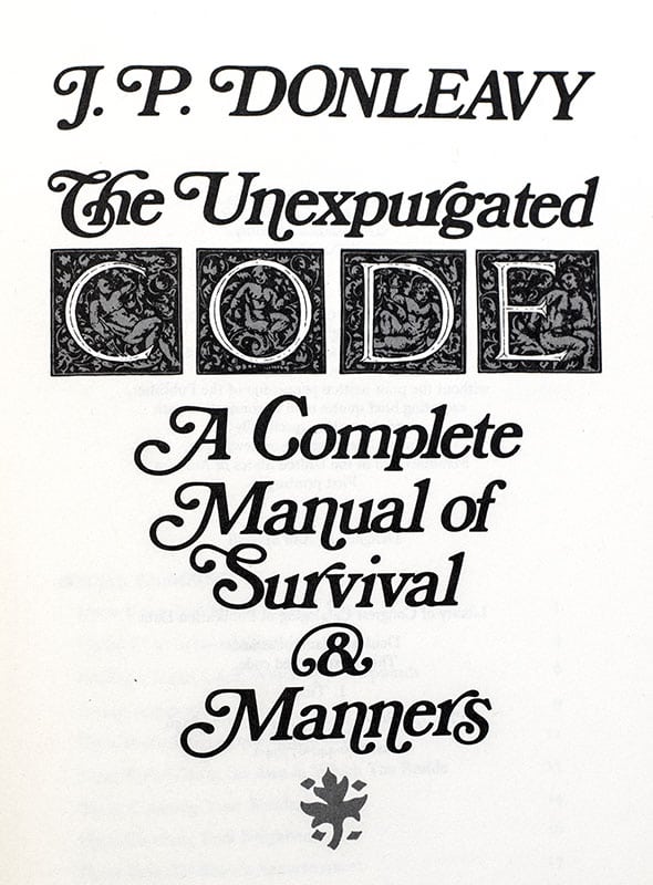 The Unexpurgated Code: A Complete Manual of Survival & Manners. - Image 2