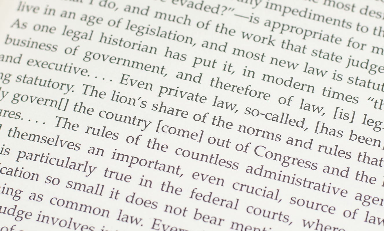 A Matter of Interpretation: Federal Courts and the Law