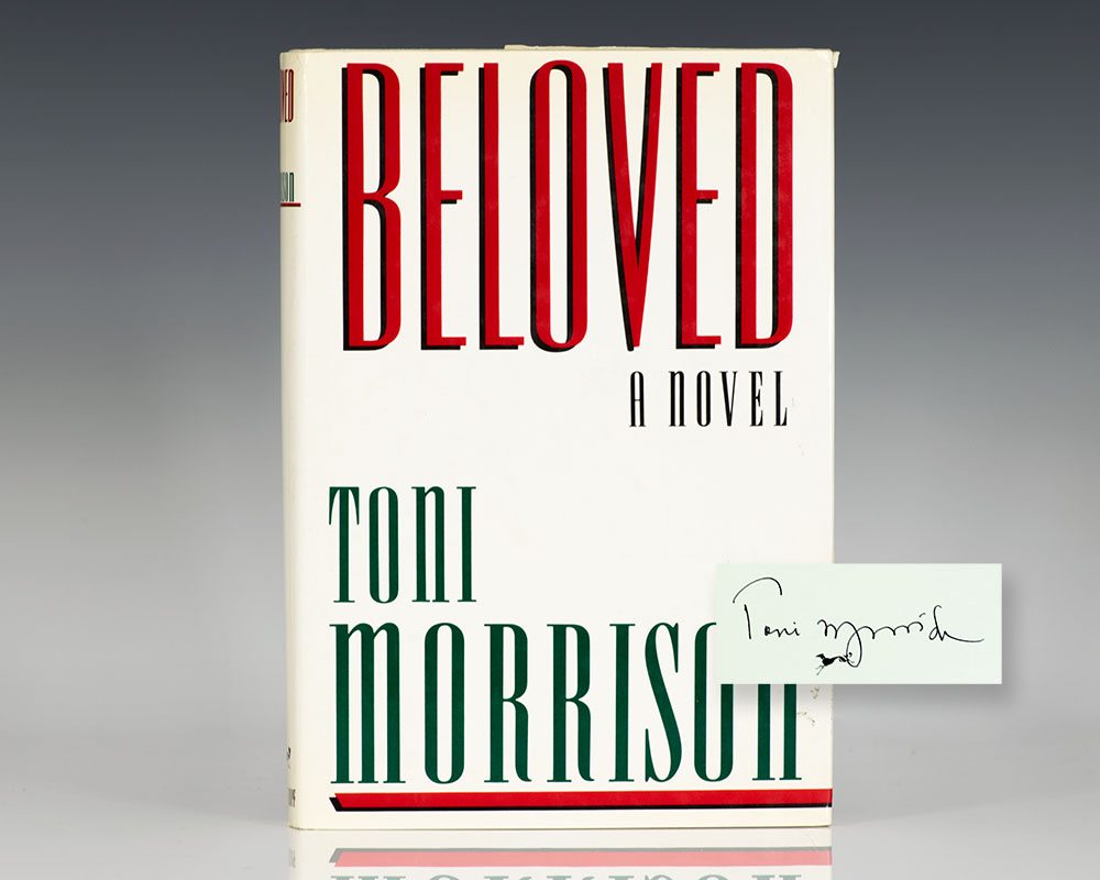First edition of Beloved; signed by Toni Morrison
