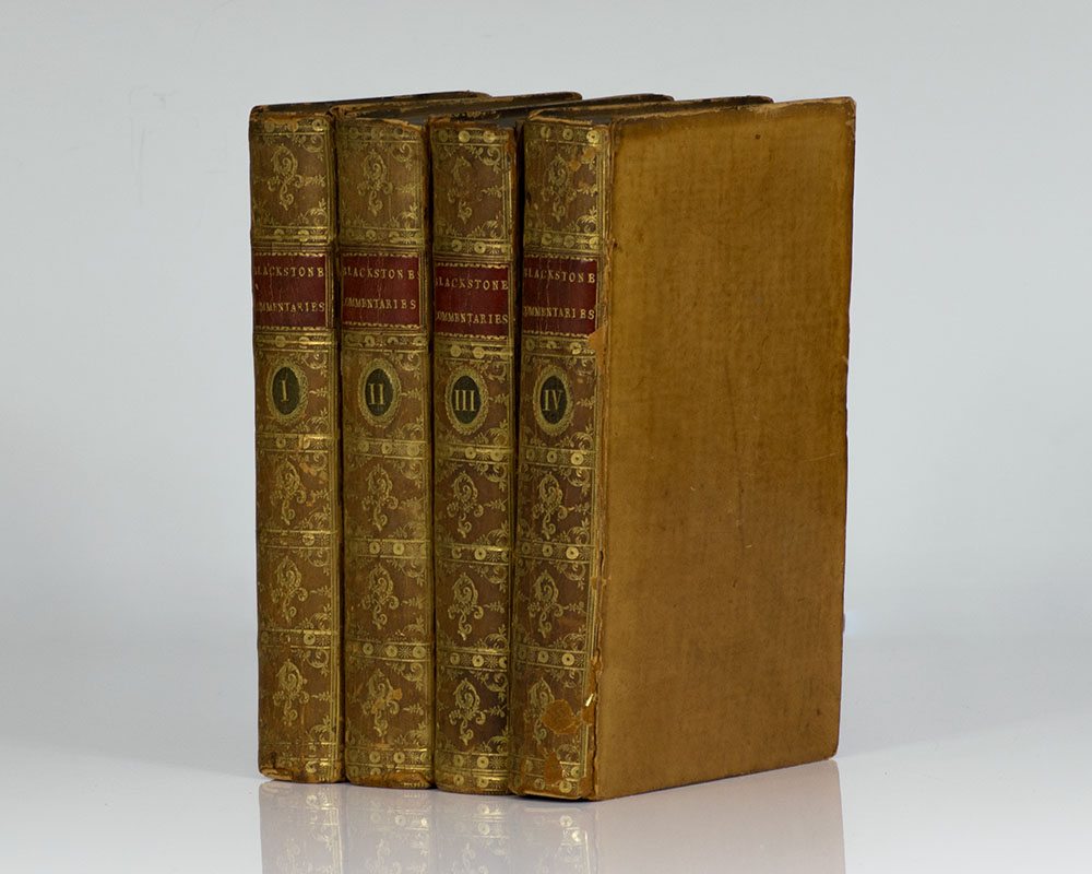Commentaries on the Laws of England.