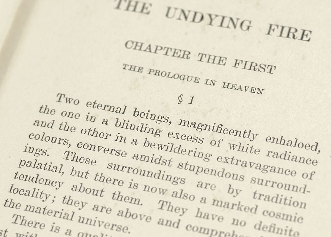The Undying Fire: A Contemporary Novel.