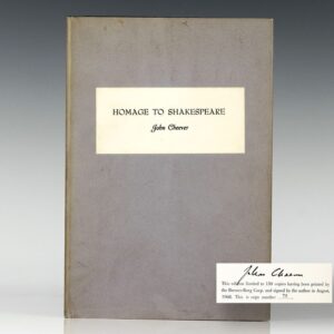 Homage to Shakespeare.