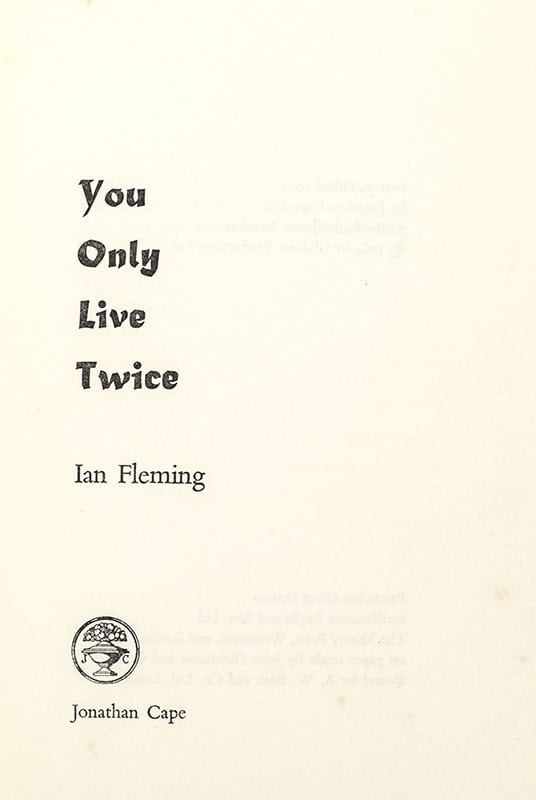 You Only Live Twice