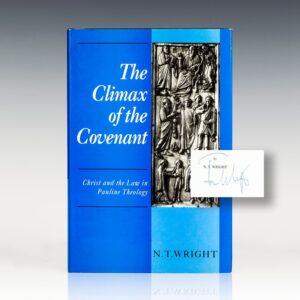 The Climax of the Covenant: Christ and the Law in Pauline Theology.
