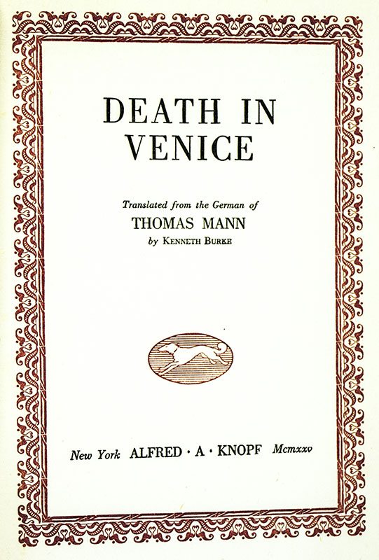 Death in Venice and Other Stories. - Image 2