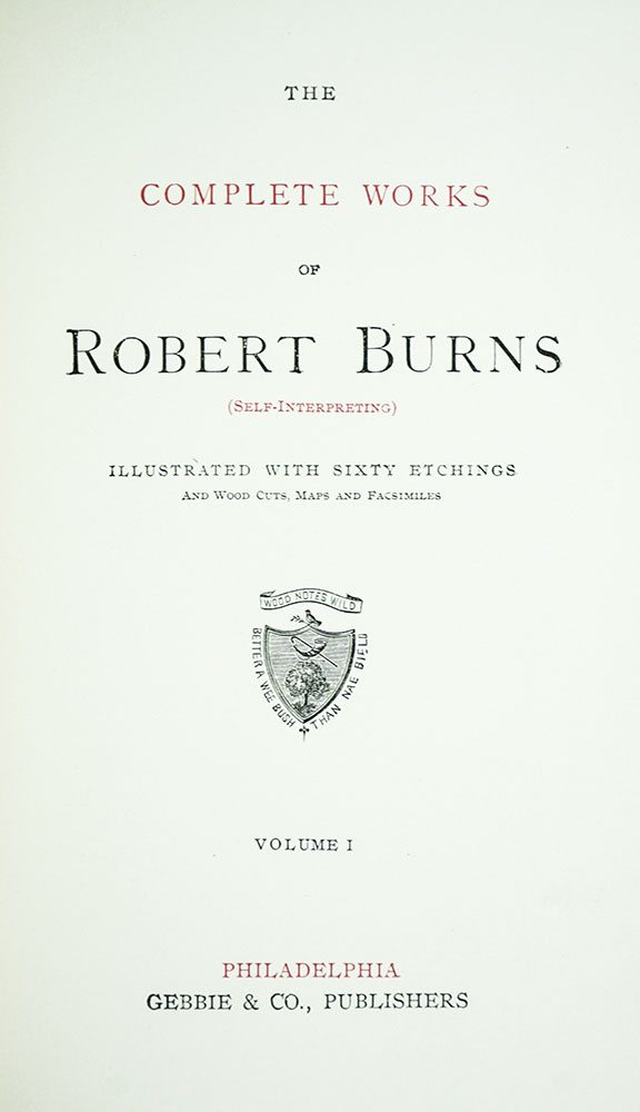 The Complete Works of Robert Burns.