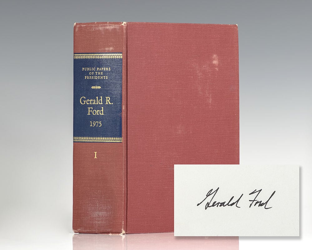 Public Papers of the Presidents of the United States Gerald Ford 1975.
