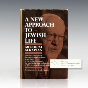 A New Approach to Jewish Life.