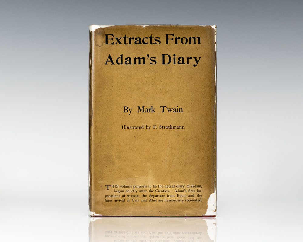 Extracts From Adam's Diary.