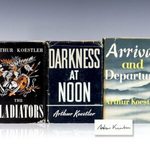 Gladiators; Darkness At Noon and Arrival and Departure.