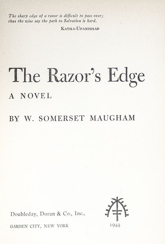 The Razor's Edge
