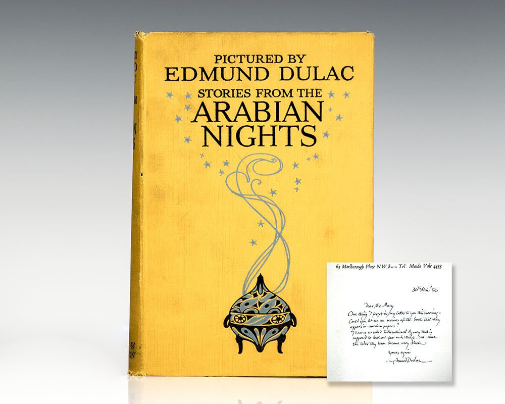 Stories from The Arabian Nights. Retold by Laurence Housman. With illustrations by Edmund Dulac.