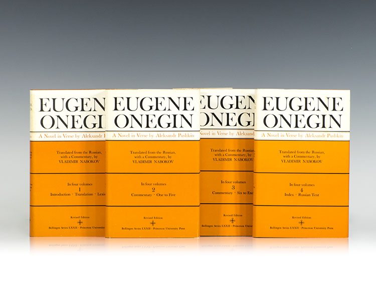 Eugene Onegin: A Novel in Verse.