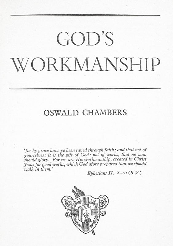 God's Workmanship