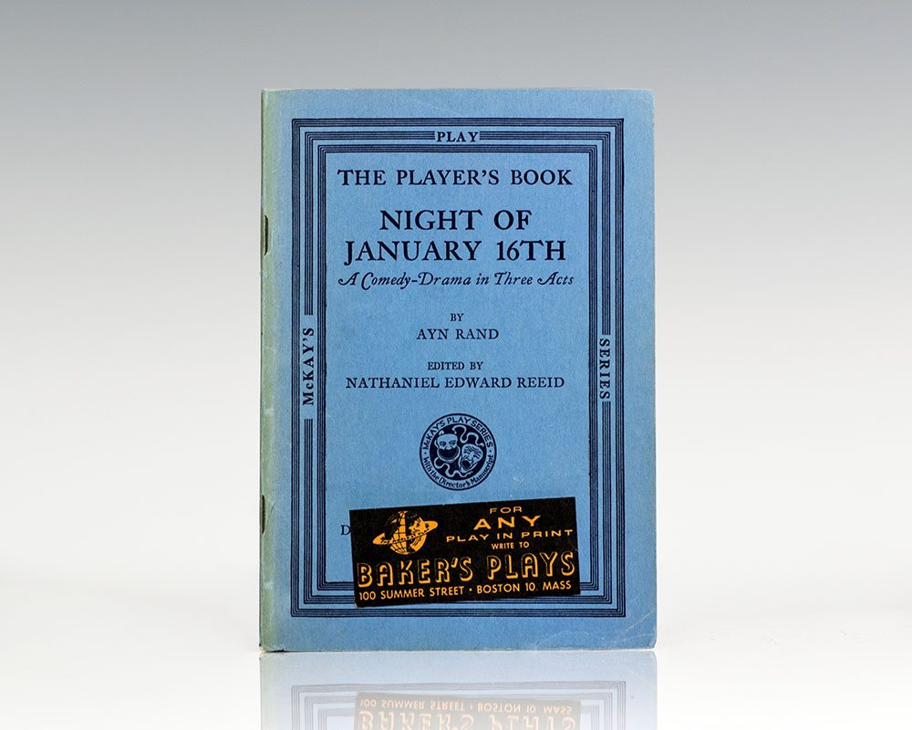 Night of January 16th The Player's Book: A Comedy-Drama in Three Acts.