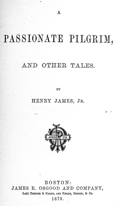 A Passionate Pilgrim and Other Tales. - Image 2