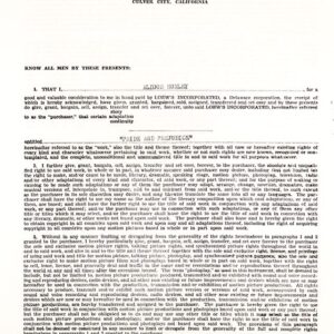 Aldous Huxley Document Signed.