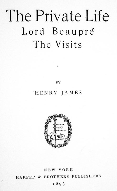 The Private Life, Lord Beaupre, The Visits. - Image 2