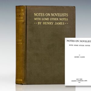 Notes on Novelists with Some Other Notes.