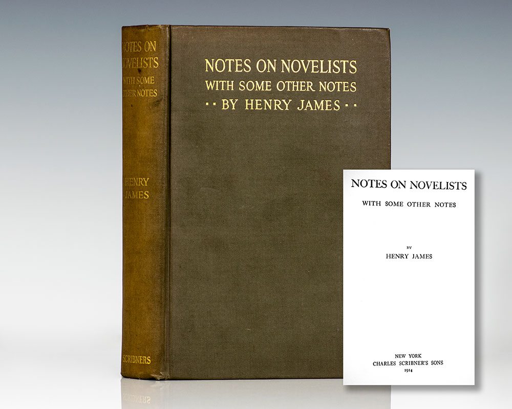 Notes on Novelists with Some Other Notes.