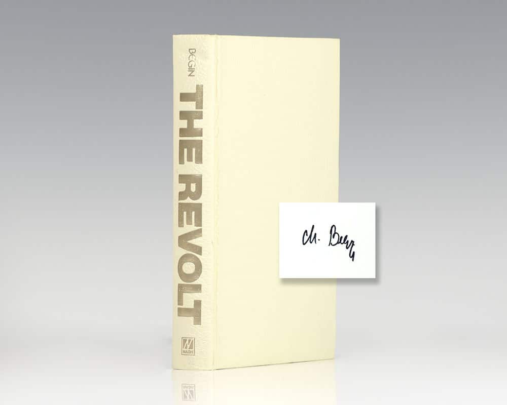 Revolt: The Story of the Irgun.
