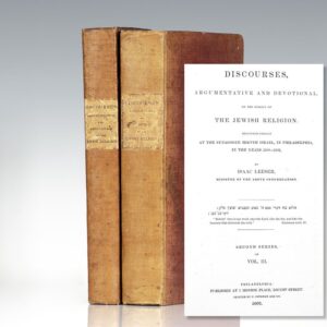 Discourses, Argumentative and Devotional, on the Subject of Jewish Religion