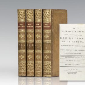 The Life and Exploits of the Ingenius Gentleman Don Quixote de la Mancha.
