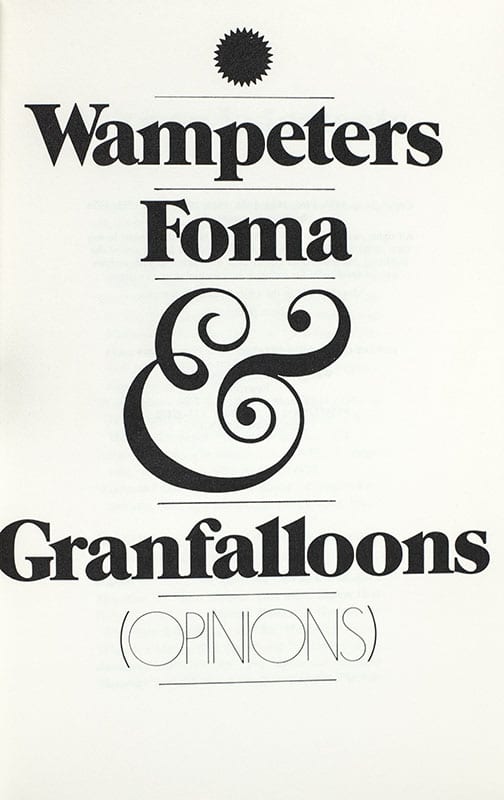 Wampeters, Foma & Granfalloons (Opinions). - Image 3