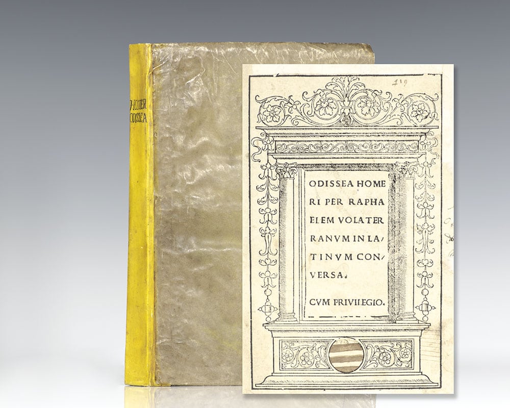 Odissea Per Raphaelem Volaterranum in Latinum Conversa (The Odyssey of Homer translated by Raphael of Volterra in Latin)