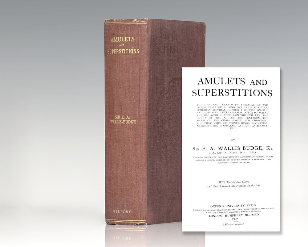 Amulets and Superstitions.