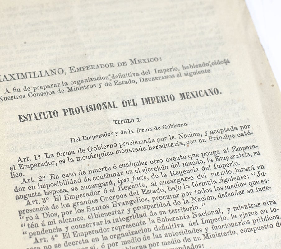 Estatuto Provisional del Imperio Mexicano