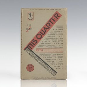 This Quarter: June 1932.