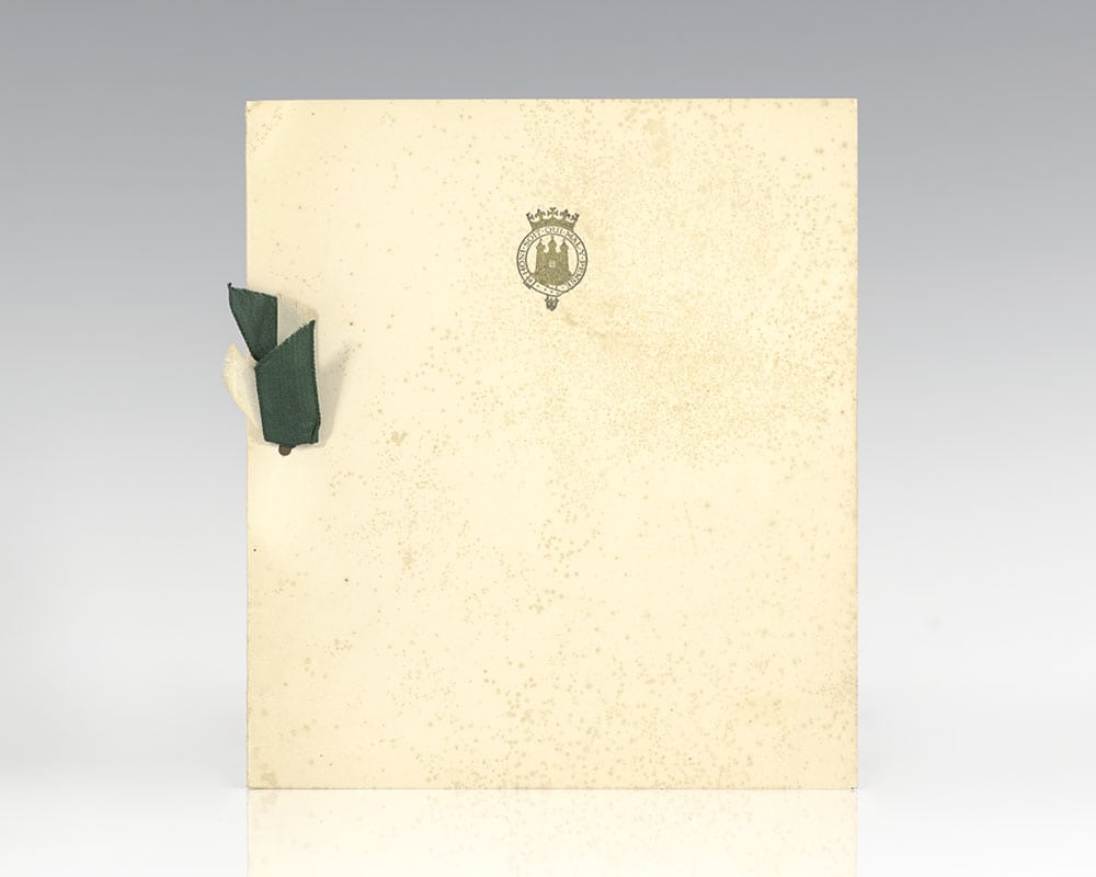 Queen Elizabeth and Prince Philip Signed Christmas Card
