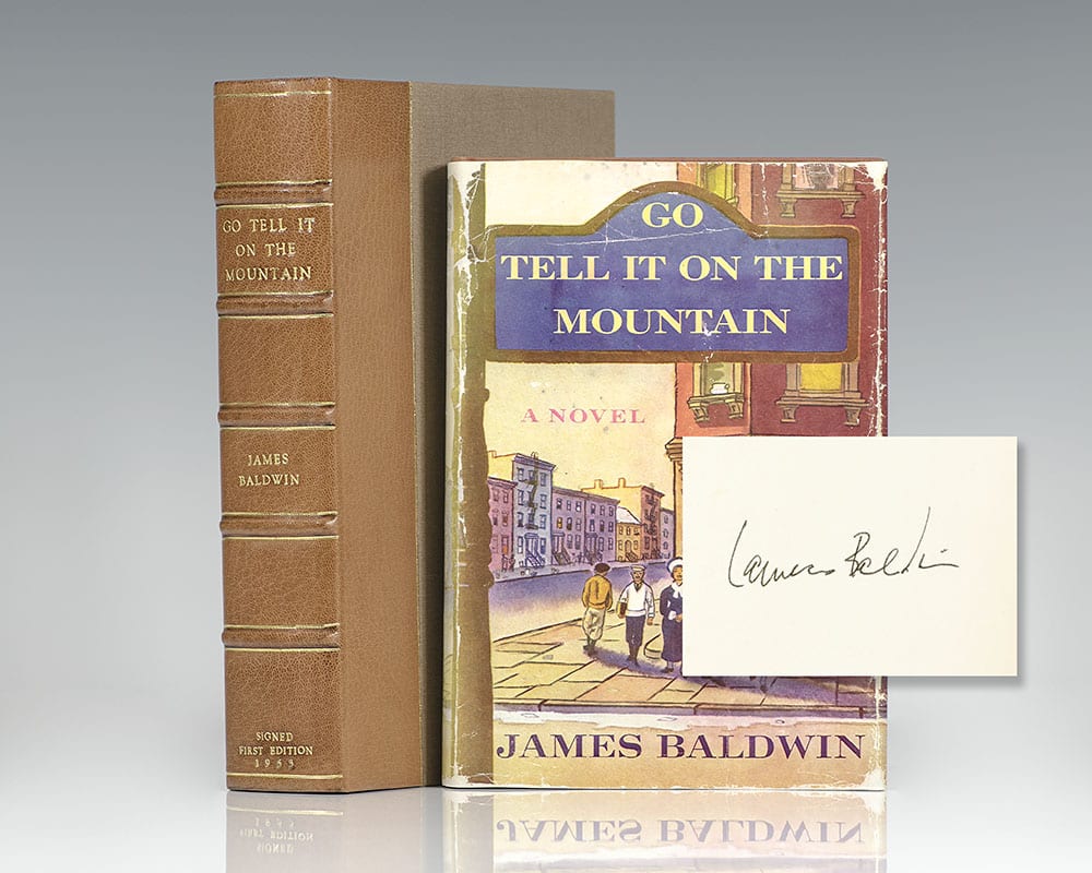 First edition of James Baldwin's Go Tell It On The Mountain; signed by him