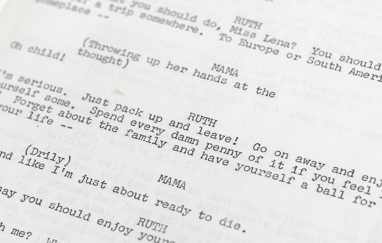 A Raisin In the Sun: A Drama in Three Acts Original Script. - Image 3