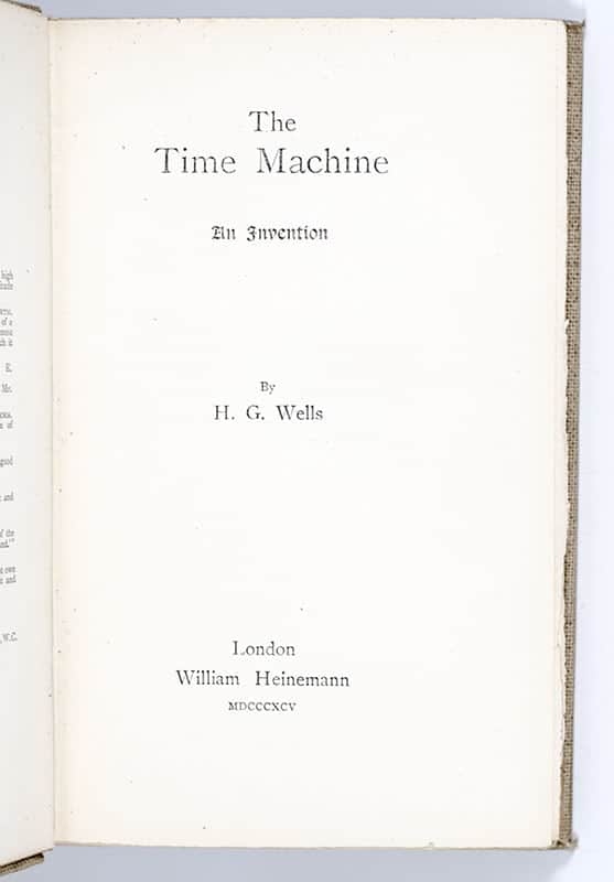 The Time Machine: An Invention