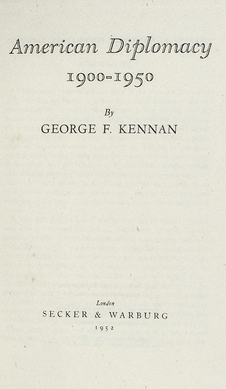 American Diplomacy 1900-1950