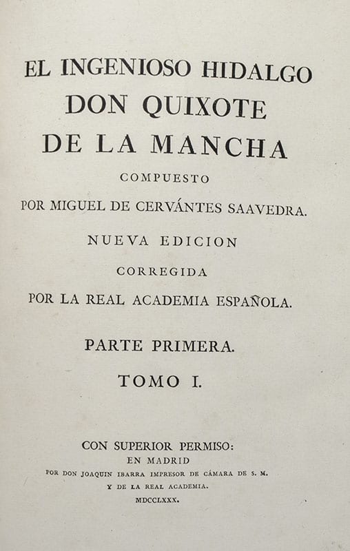 El Ingenioso Hidalgo Don Quixote de la Mancha: Nueva Edicion, Corregida Por La Real Academia Española. - Image 3