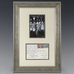 Malcolm X Signed Postcard