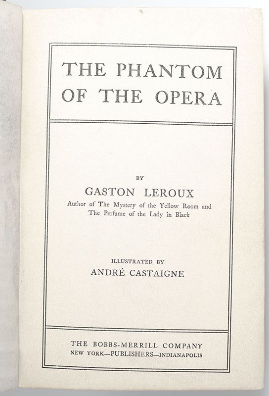 The Phantom of the Opera