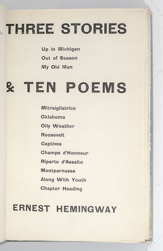 Three Stories & Ten Poems. - Image 3