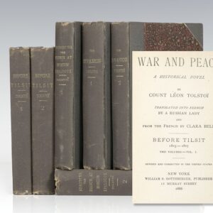 War and Peace. A Historical Novel.