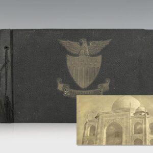 World War II Photographic Album of American Serviceman in India: Taj Mahal, Calcutta, etc.