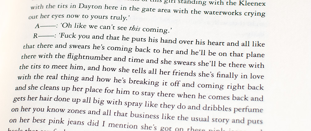 Brief Interviews With Hideous Men.