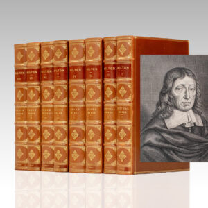 The Works of John Milton in Verse and Prose: Printed From the Original Editions With a Life of the Author by John Mitford.