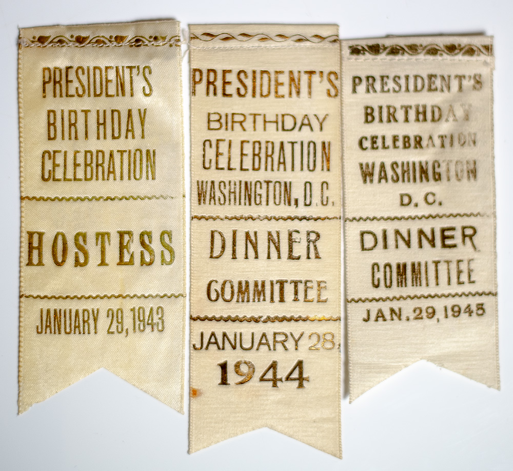 Franklin Delano Roosevelt "President's Birthday Ball" Program Collection.