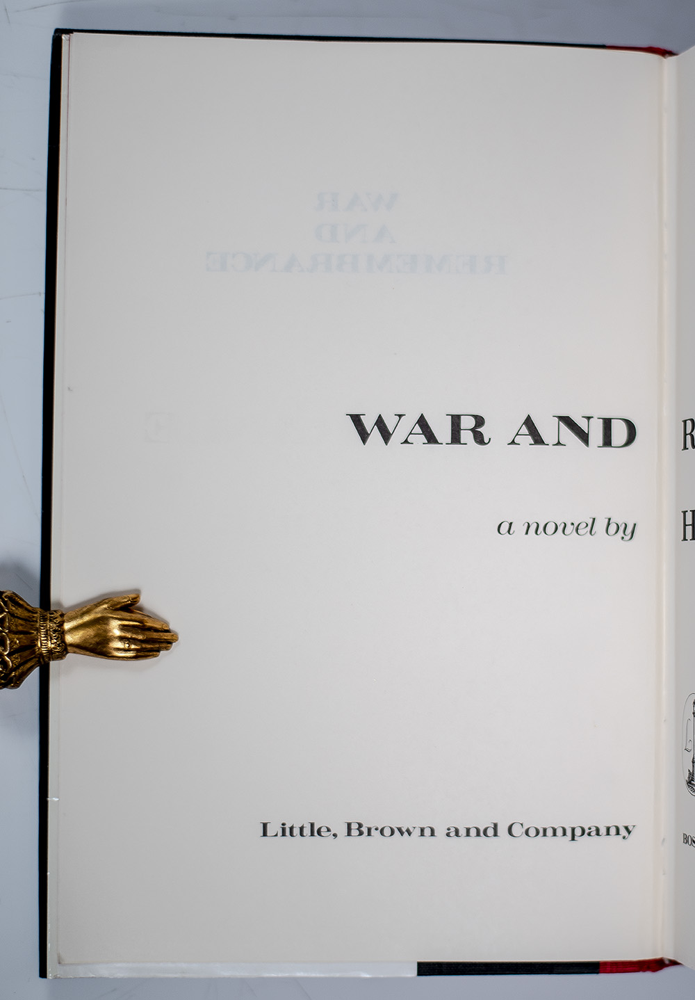 War and Remembrance.