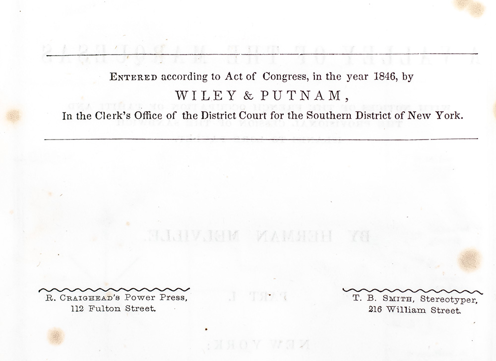 Typee: A Peep at Polynesian Life. During a Four Months' Residence in A Valley of the Marquesas.