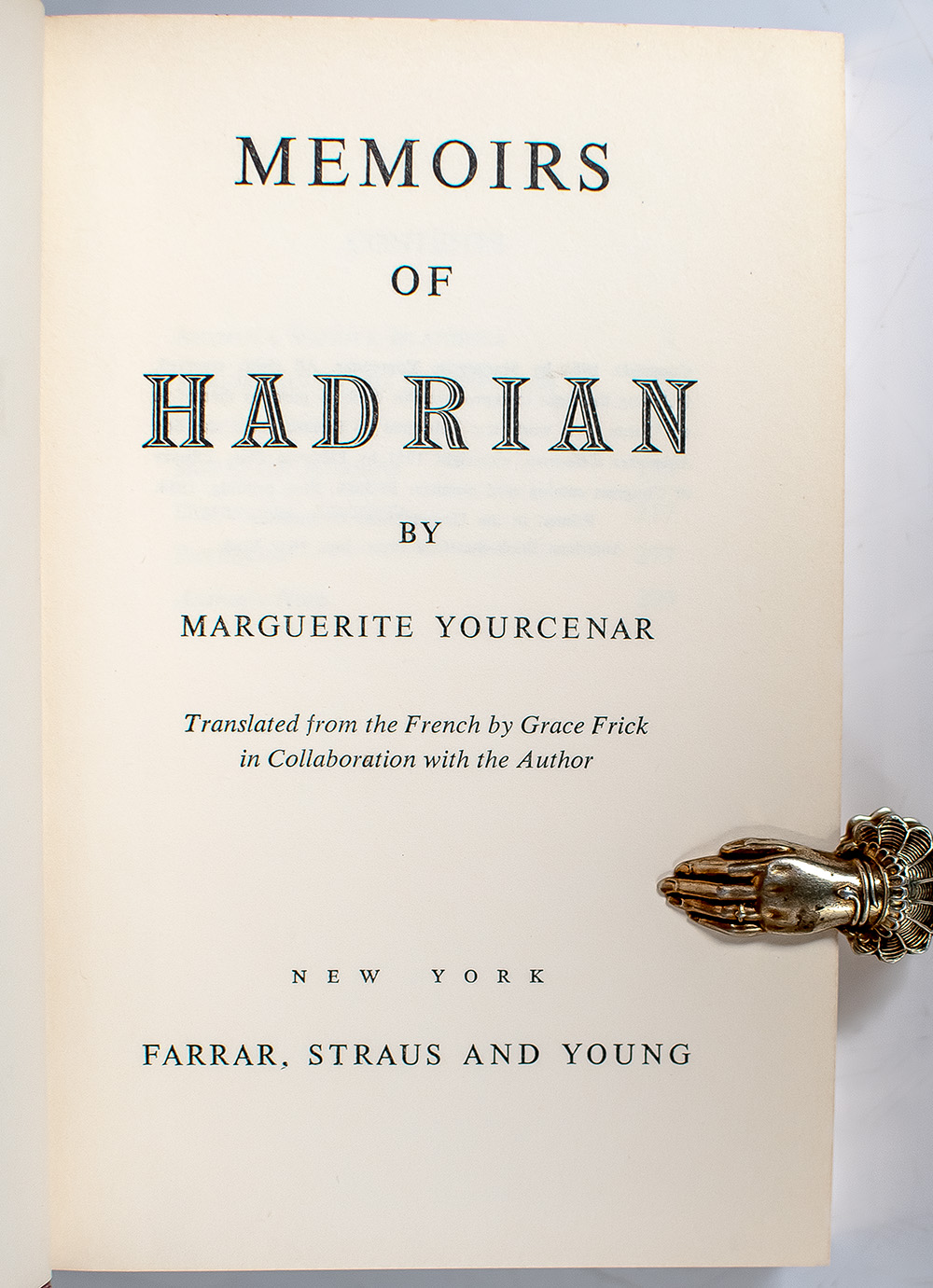 Memoirs of Hadrian.